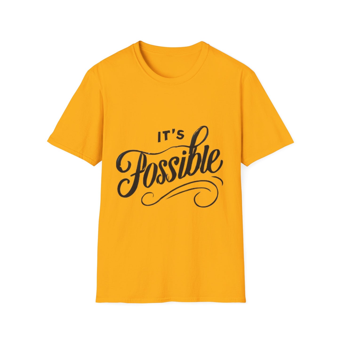 "It's Possible" Motivational Unisex Softstyle T-Shirt