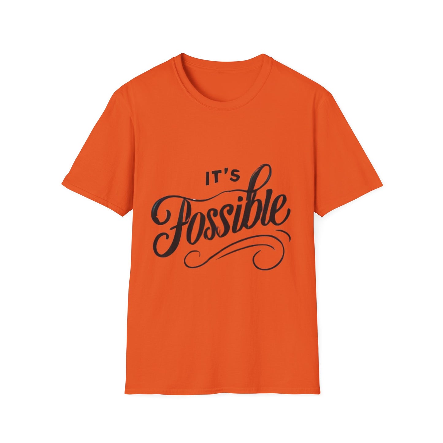 "It's Possible" Motivational Unisex Softstyle T-Shirt