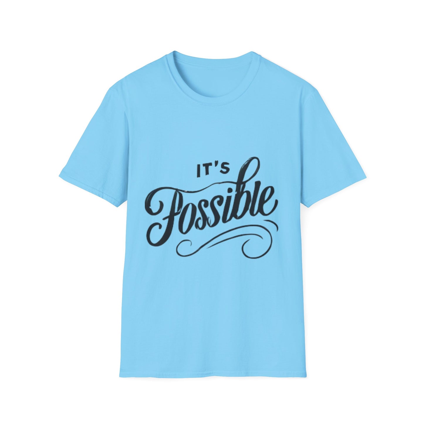 "It's Possible" Motivational Unisex Softstyle T-Shirt