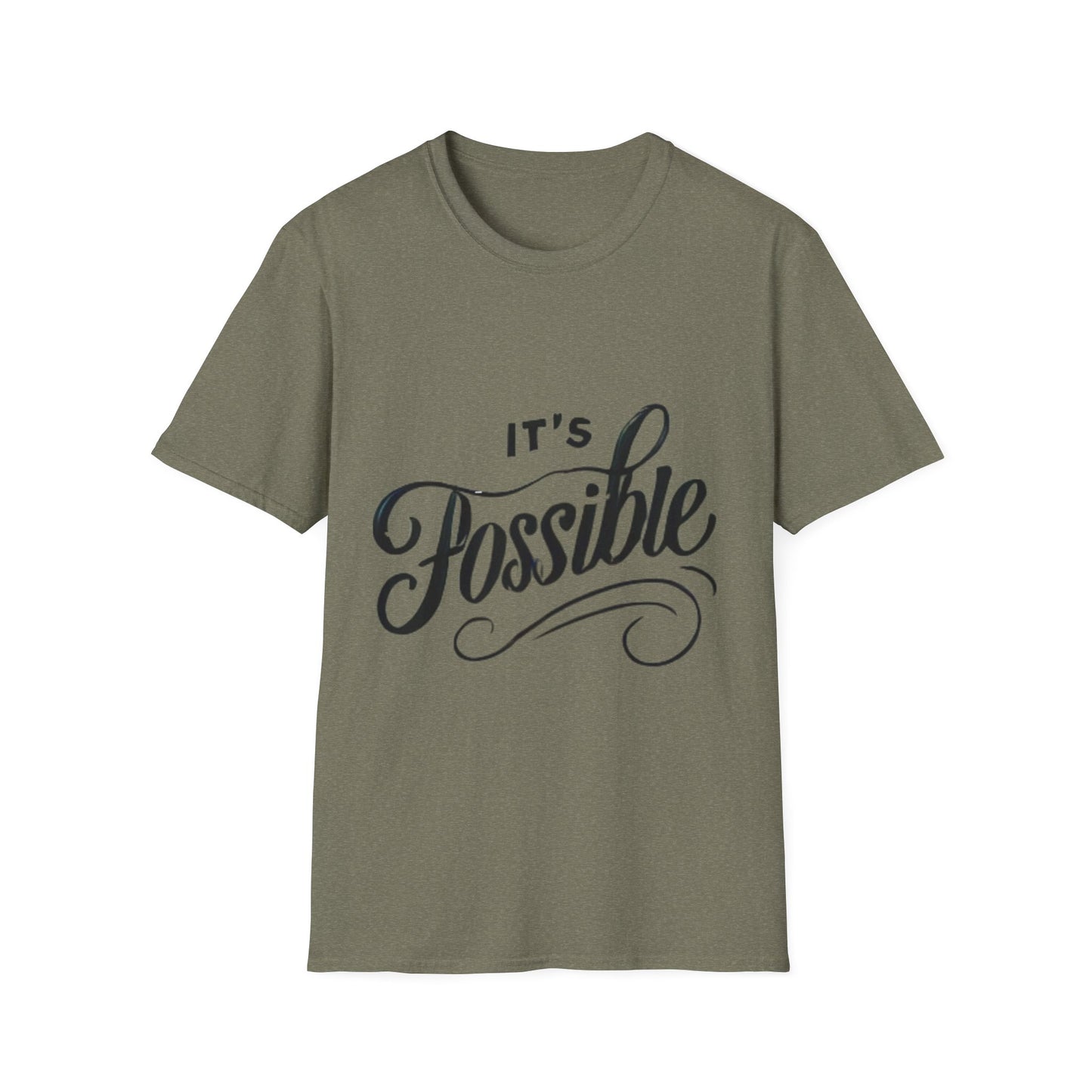 "It's Possible" Motivational Unisex Softstyle T-Shirt