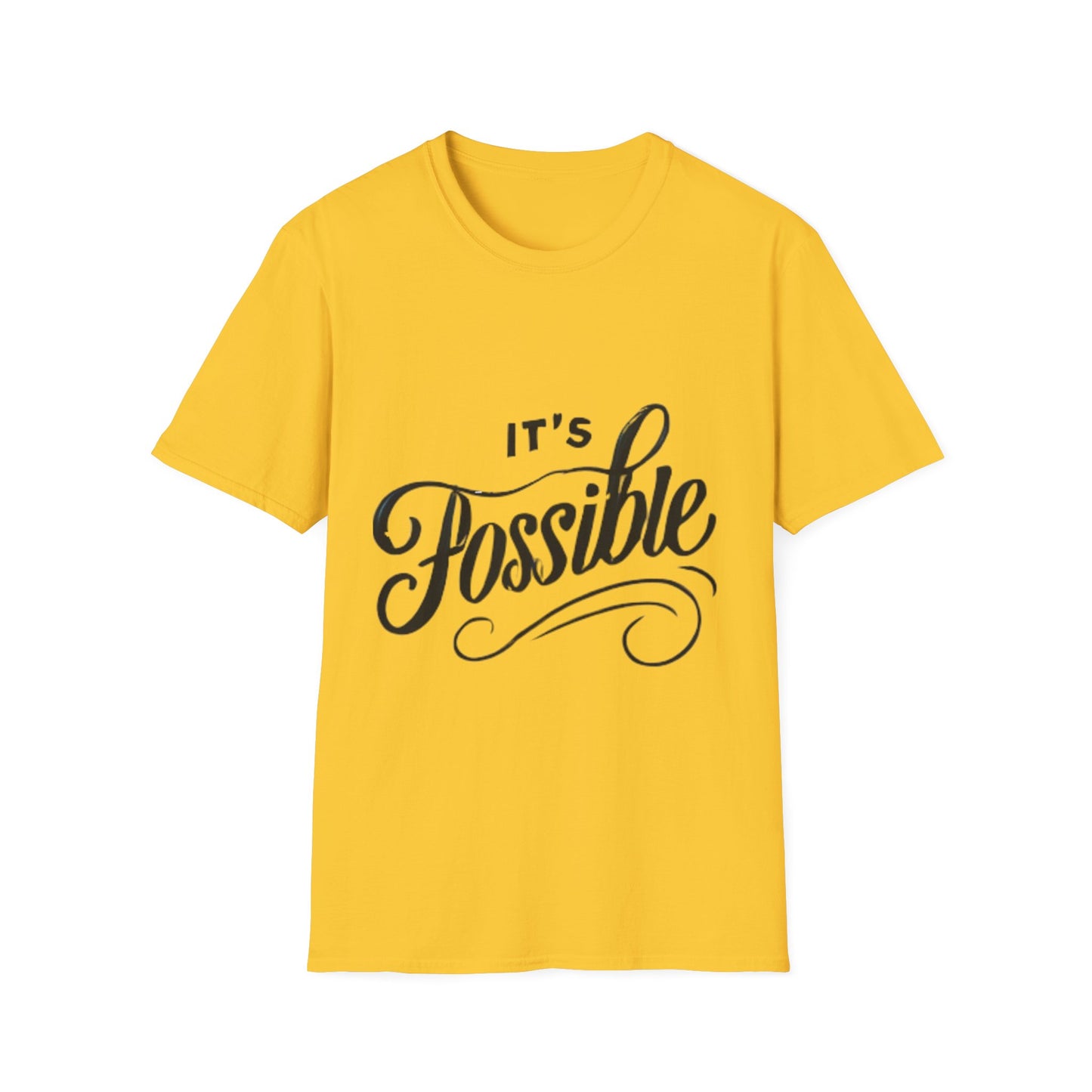 "It's Possible" Motivational Unisex Softstyle T-Shirt