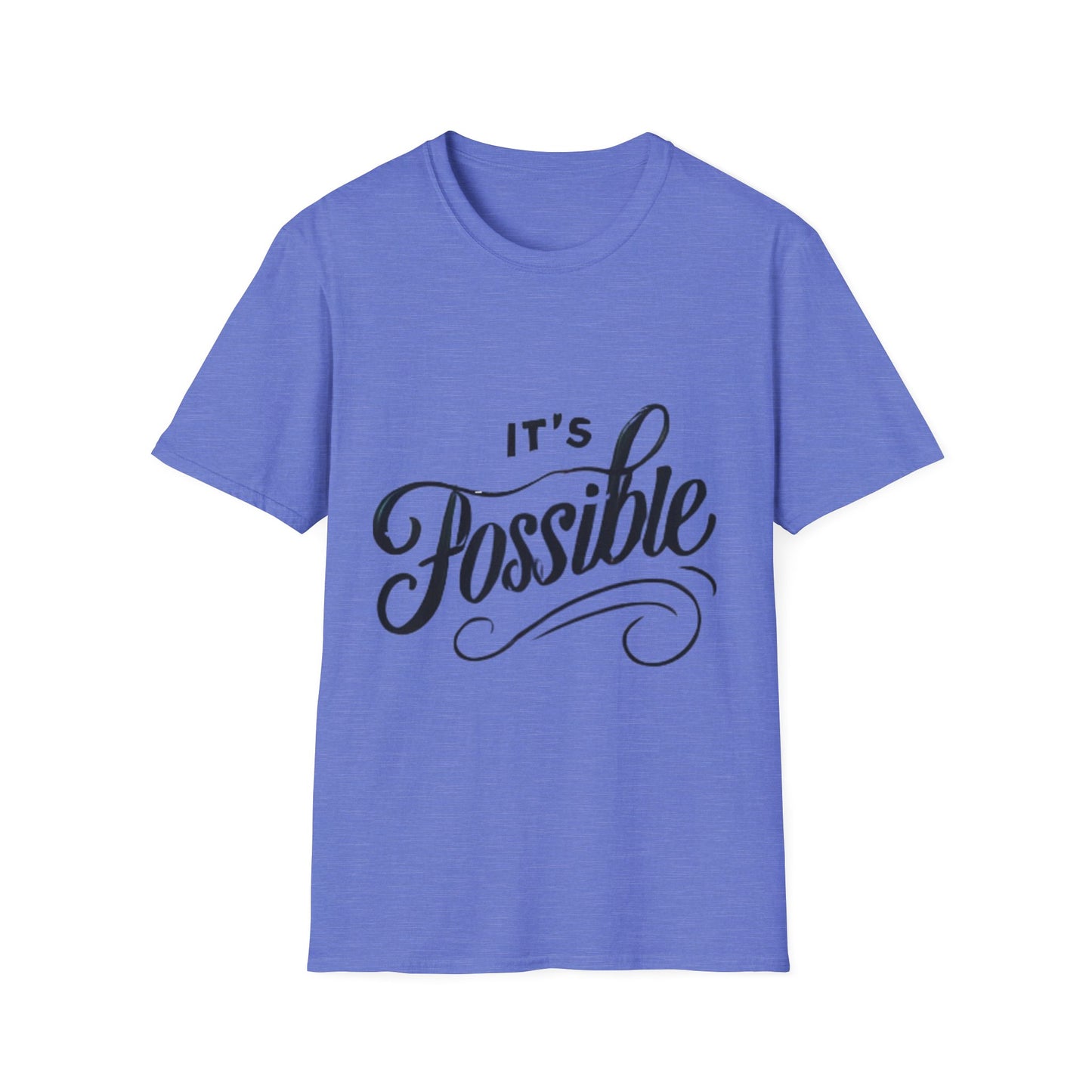 "It's Possible" Motivational Unisex Softstyle T-Shirt