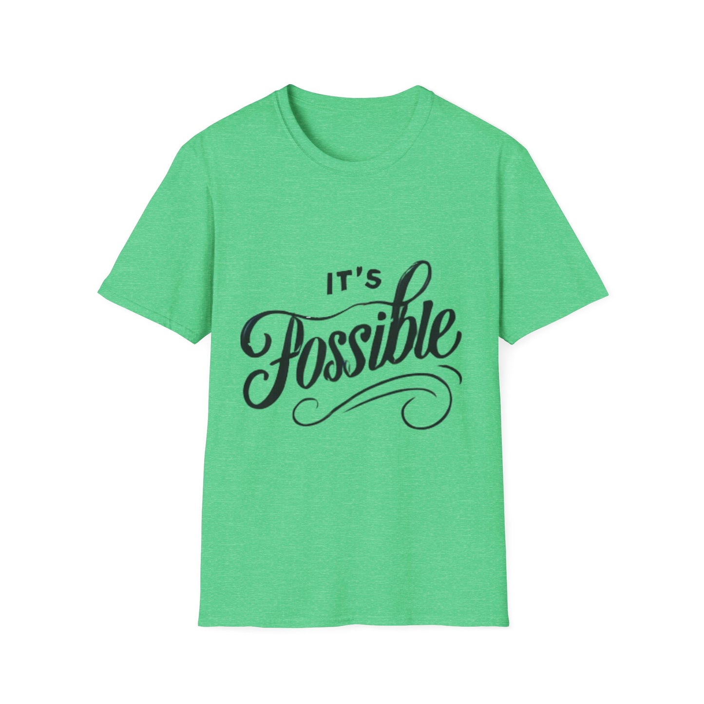 "It's Possible" Motivational Unisex Softstyle T-Shirt
