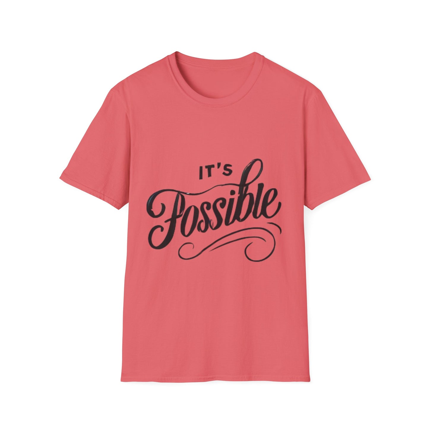 "It's Possible" Motivational Unisex Softstyle T-Shirt