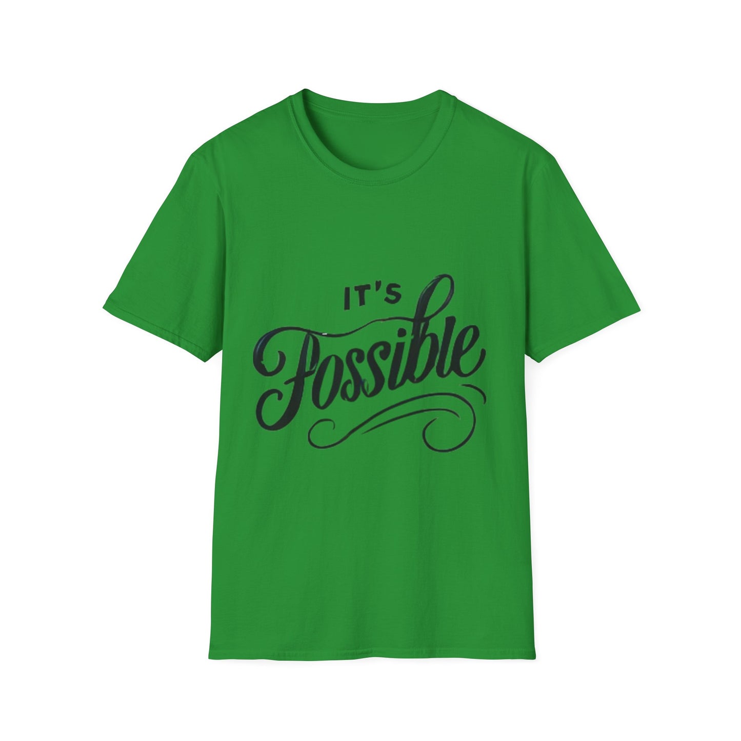 "It's Possible" Motivational Unisex Softstyle T-Shirt