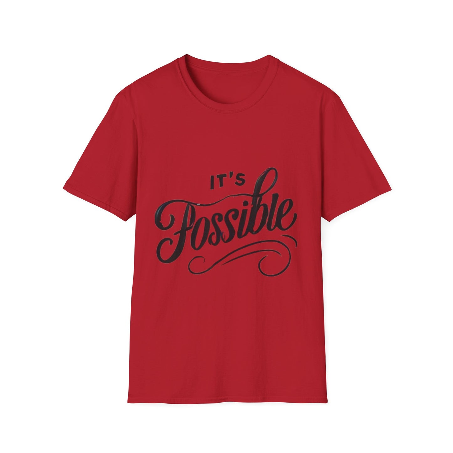 "It's Possible" Motivational Unisex Softstyle T-Shirt