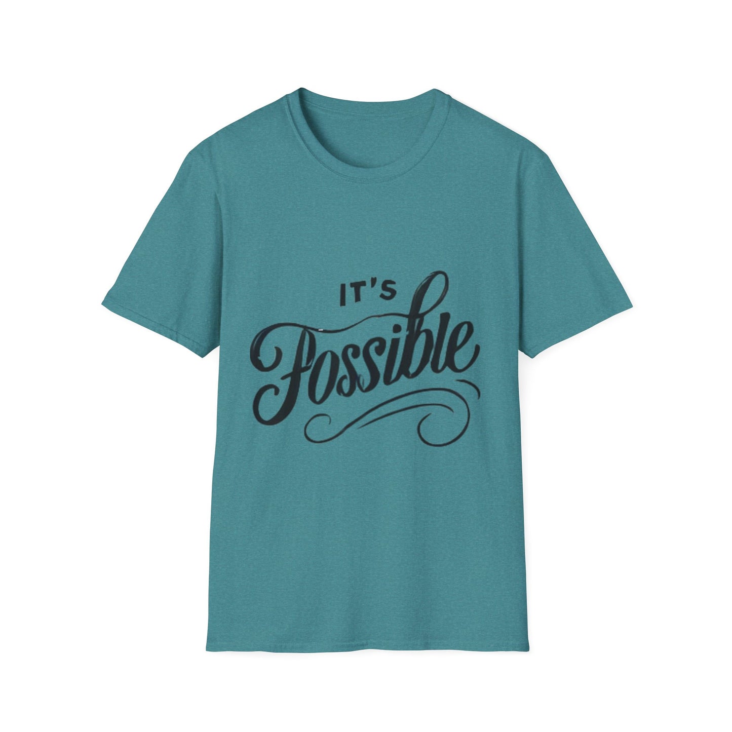 "It's Possible" Motivational Unisex Softstyle T-Shirt