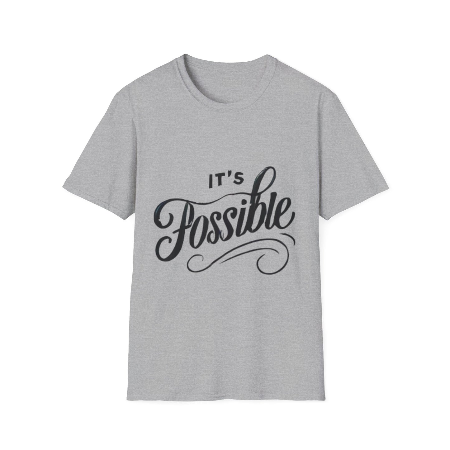 "It's Possible" Motivational Unisex Softstyle T-Shirt
