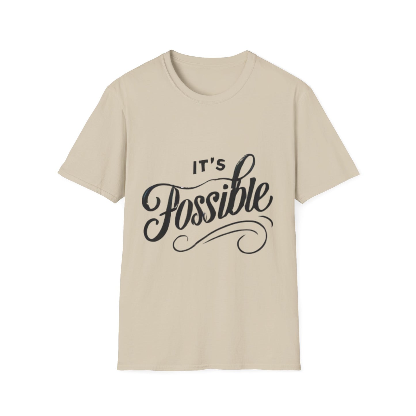 "It's Possible" Motivational Unisex Softstyle T-Shirt
