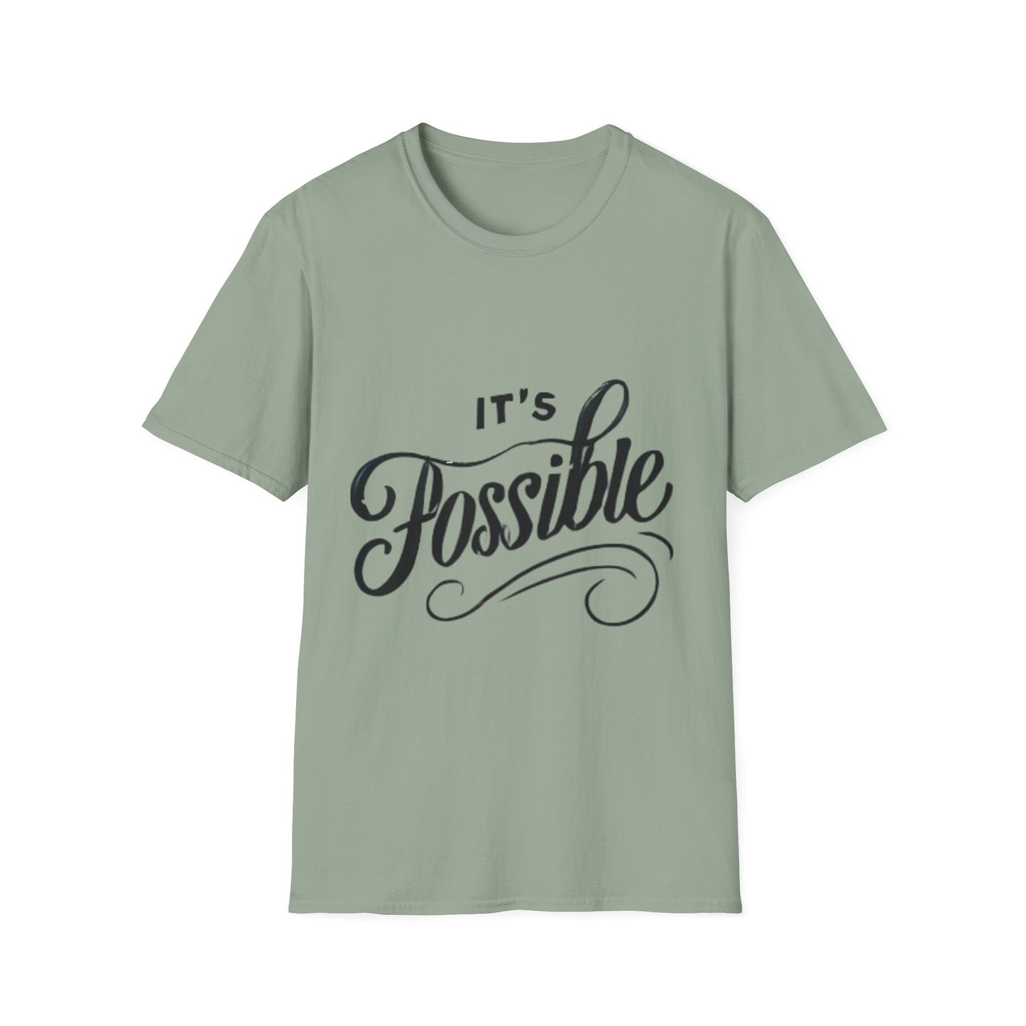 "It's Possible" Motivational Unisex Softstyle T-Shirt