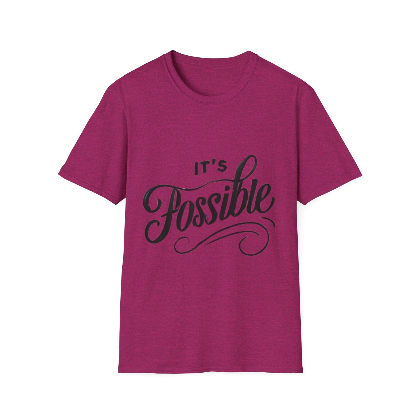 "It's Possible" Motivational Unisex Softstyle T-Shirt