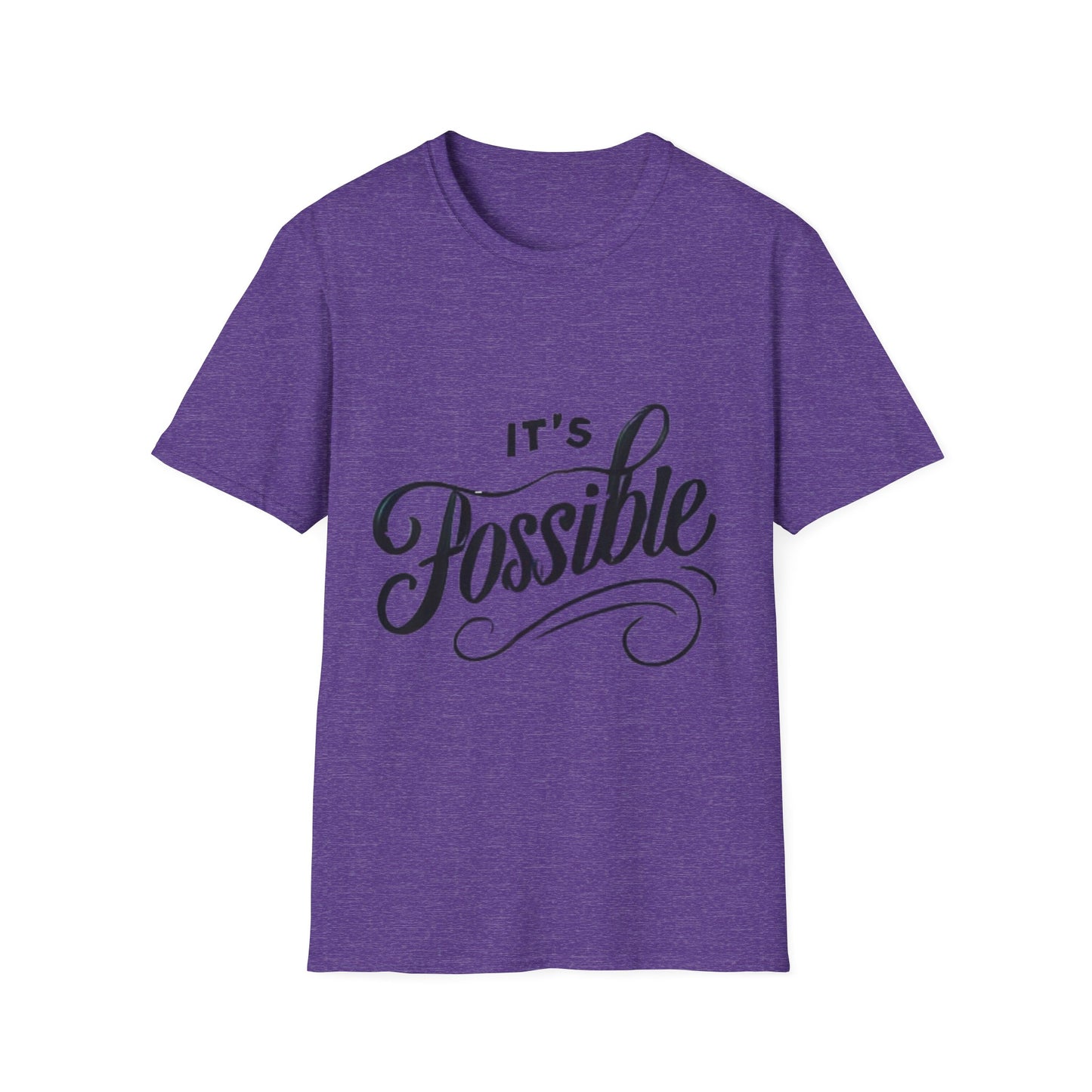 "It's Possible" Motivational Unisex Softstyle T-Shirt