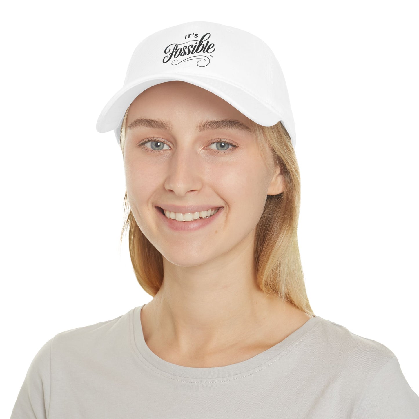 "It's Possible" Motivational Low Profile Baseball Cap