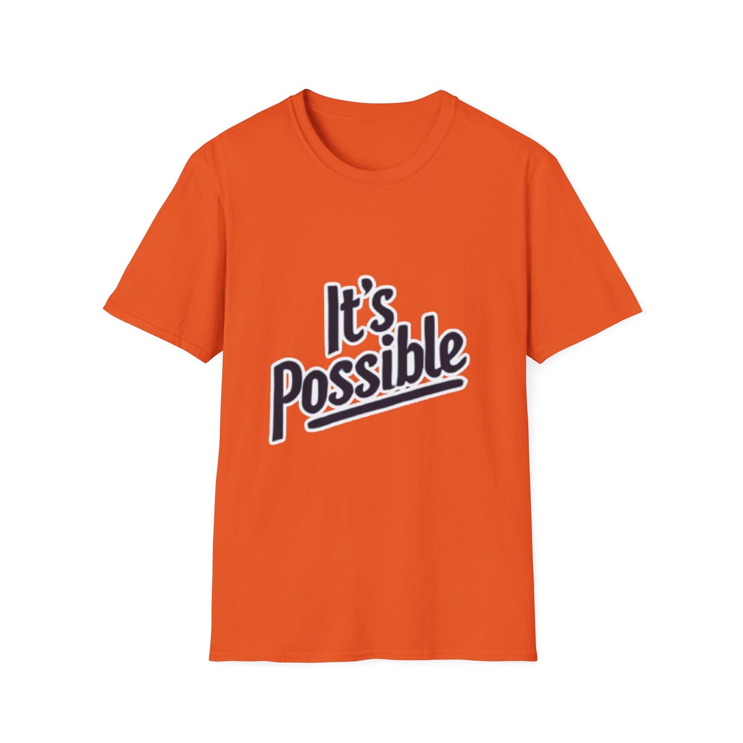 "It's Possible" Motivational Unisex Softstyle T-Shirt