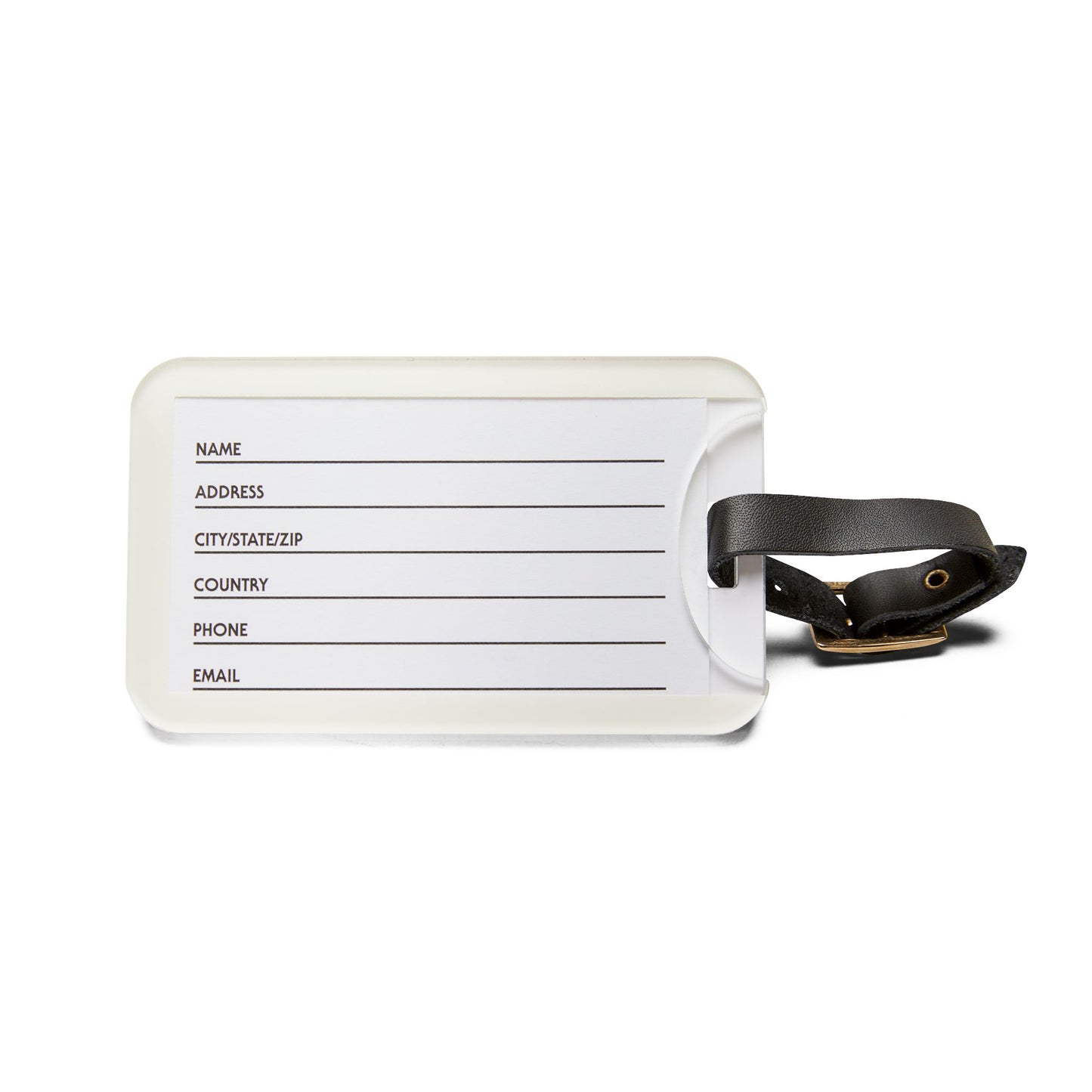 'UBE' Luggage Tag Black