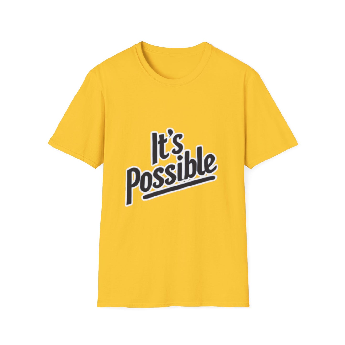 "It's Possible" Motivational Unisex Softstyle T-Shirt