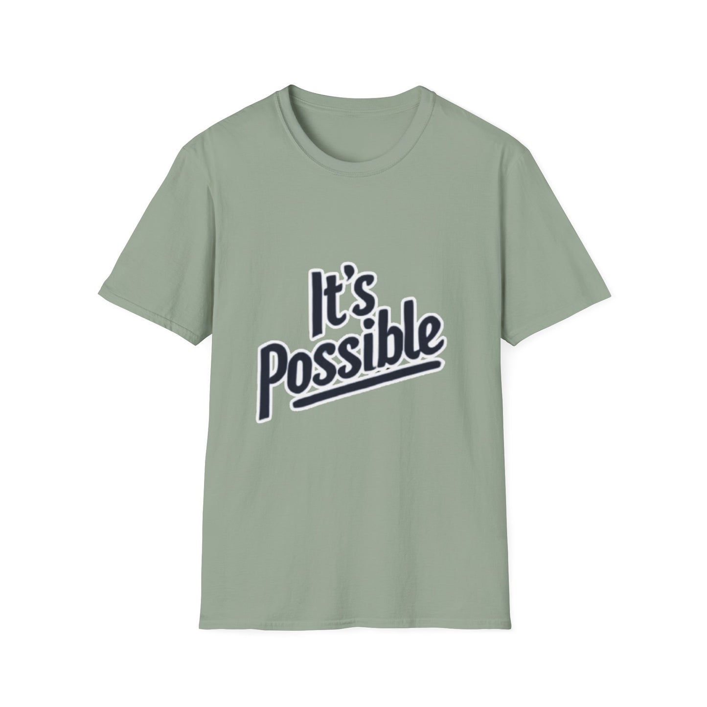 "It's Possible" Motivational Unisex Softstyle T-Shirt