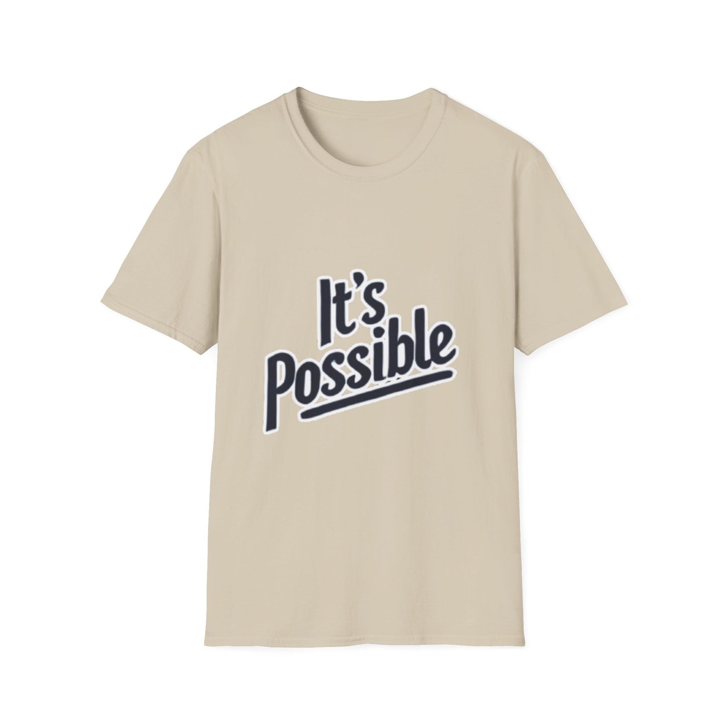 "It's Possible" Motivational Unisex Softstyle T-Shirt