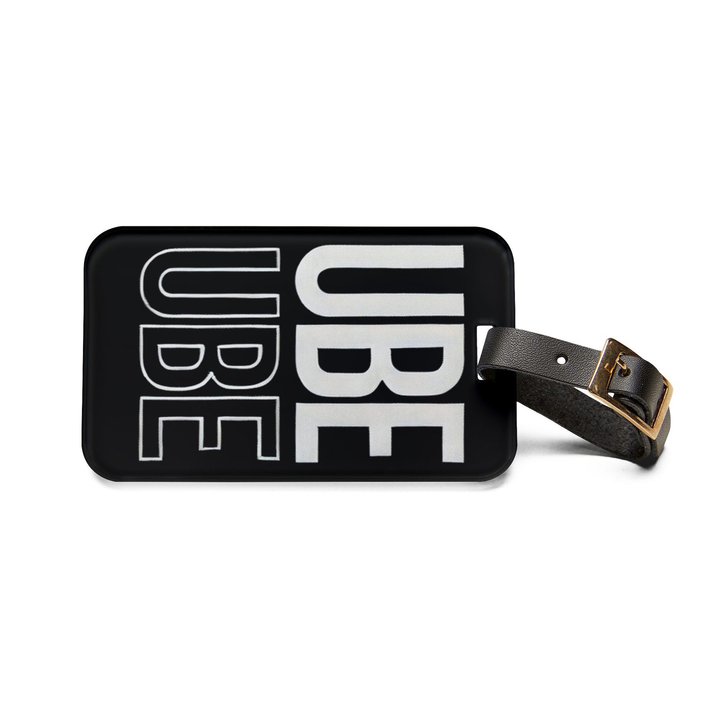 'UBE' Luggage Tag Black