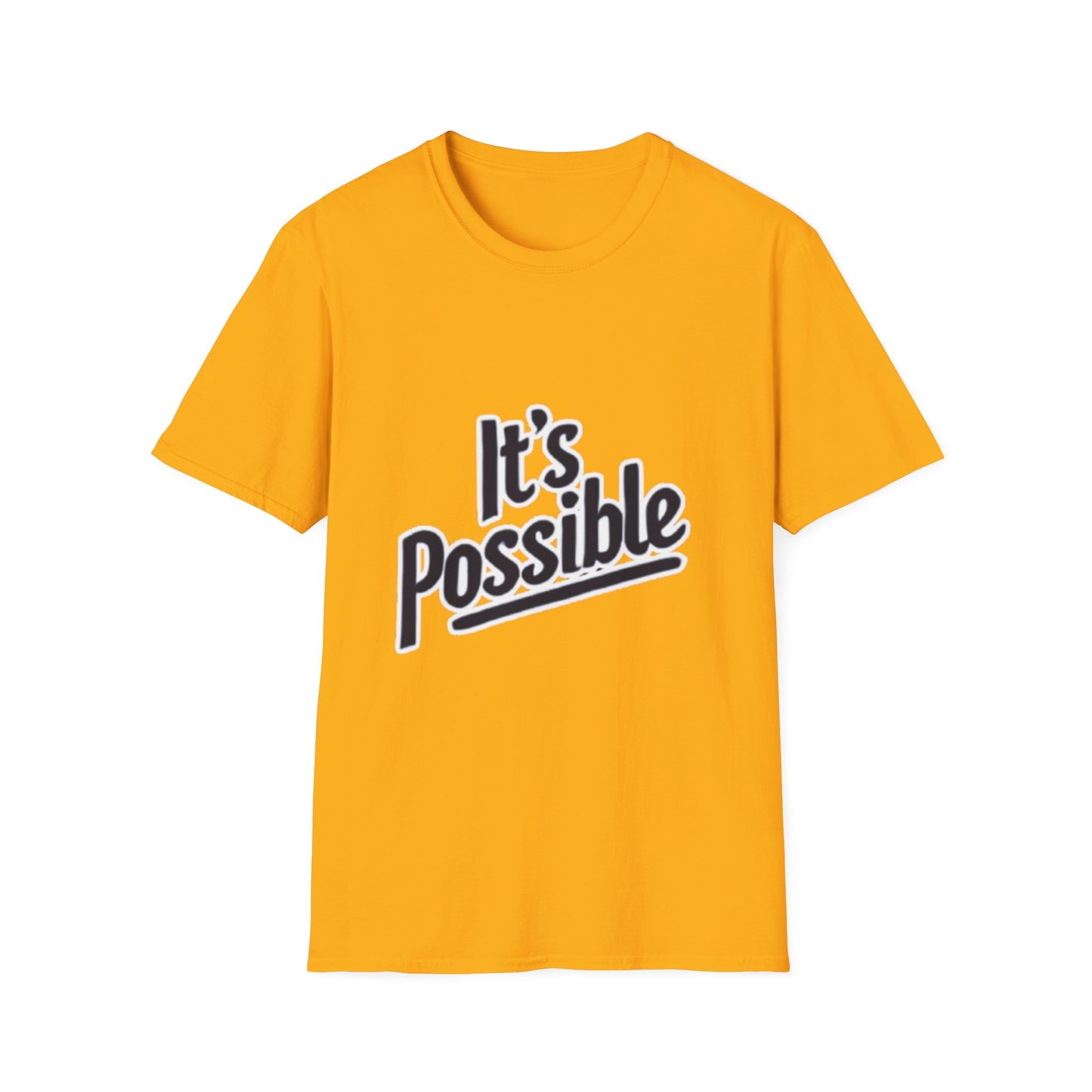 "It's Possible" Motivational Unisex Softstyle T-Shirt