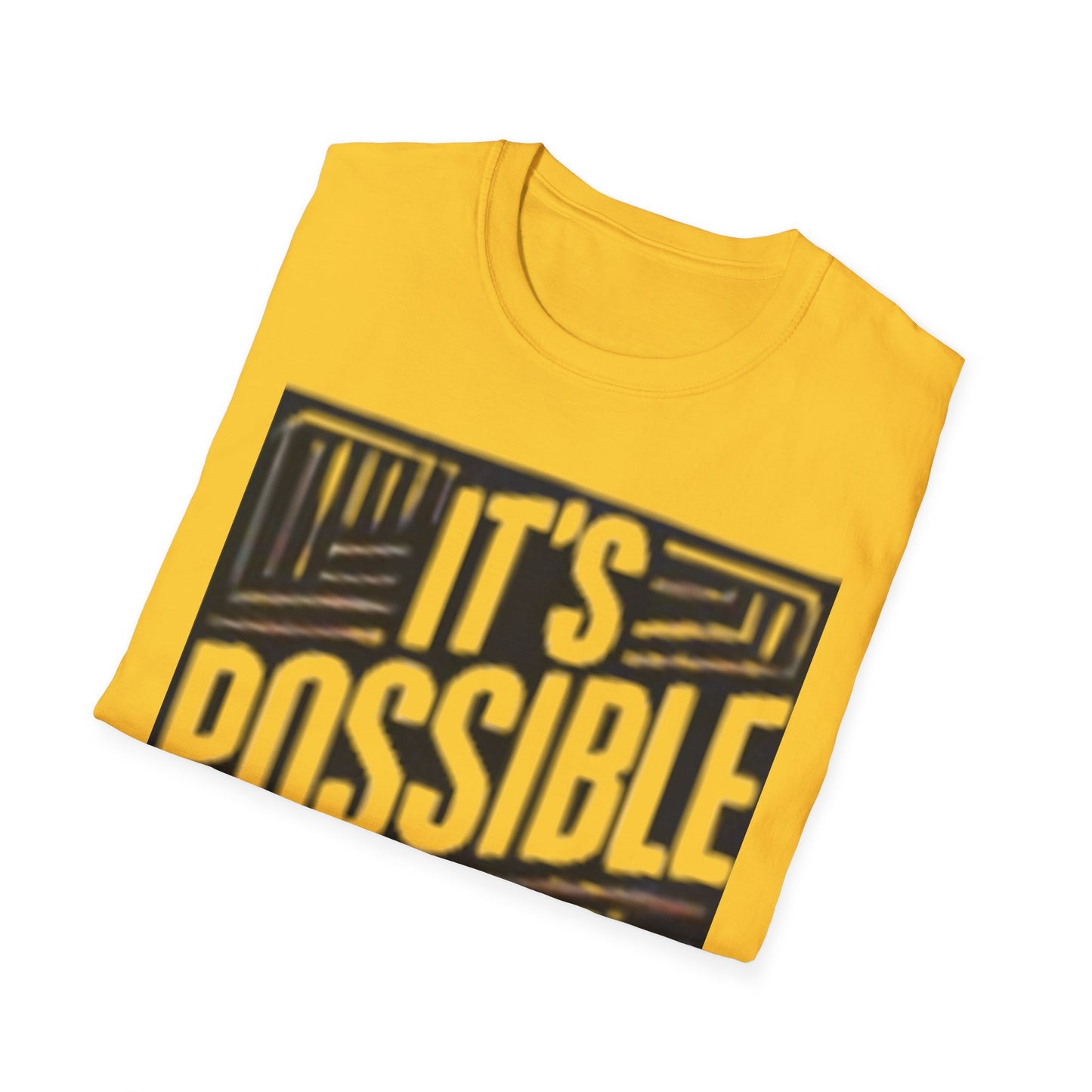 "It's Possible" Motivational Unisex Softstyle T-Shirt