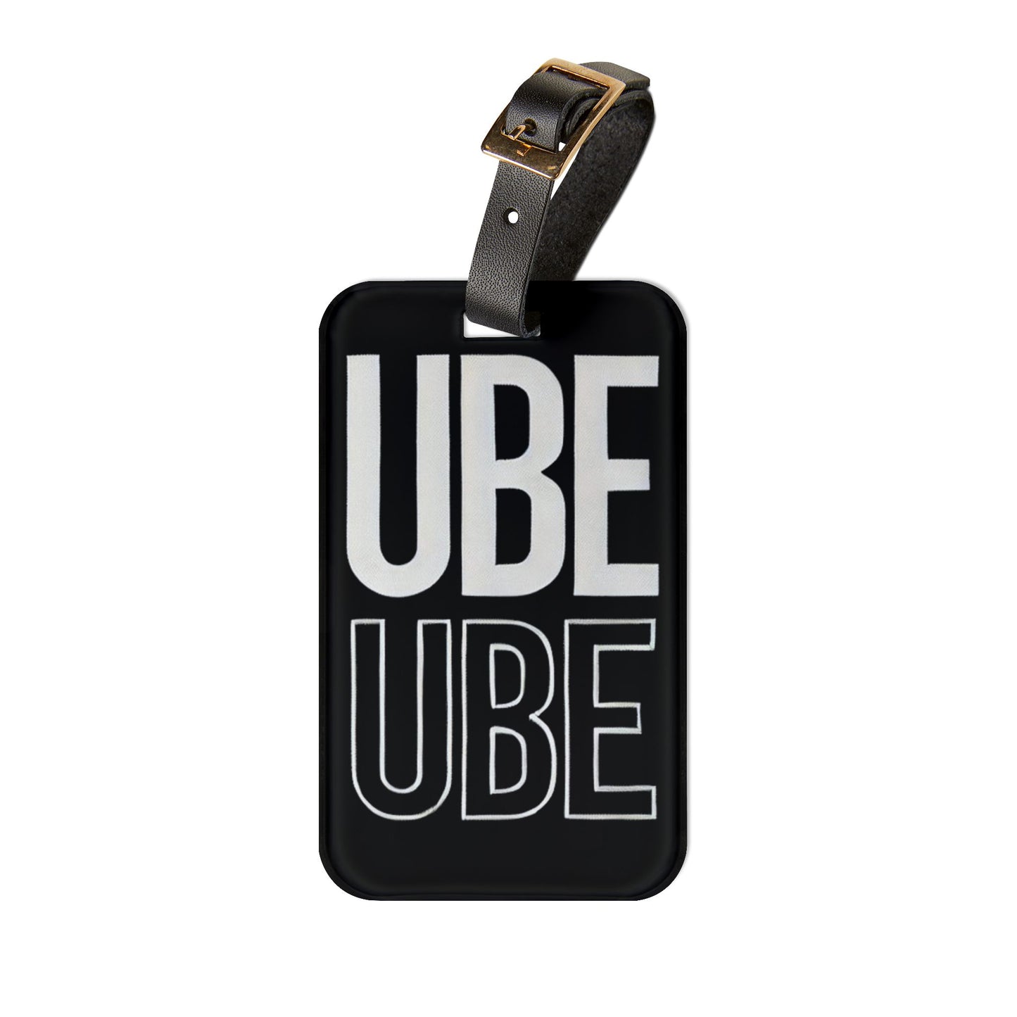 'UBE' Luggage Tag Black